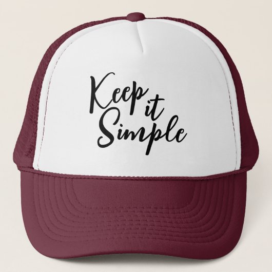 Modern hat  trucker pet (Voorkant)