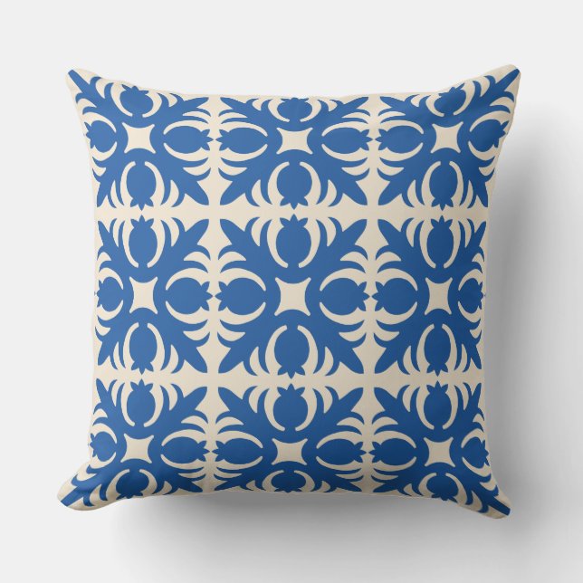 MODERN HAWAÏAN QUILT PILLOW-ananas Kussen (Voorkant)