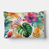 Modern hawaiiaans print bloemenpatroon etui (Achterkant)