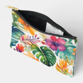 Modern hawaiiaans print bloemenpatroon etui (Open)