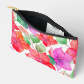 Modern hawaiiaans print bougainvillea patroon etui (Open)