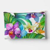 Modern hawaiiaans print orchidee patroon etui (Achterkant)