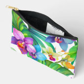 Modern hawaiiaans print orchidee patroon etui (Open)