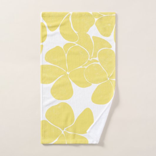 Modern Hawaiian Print model Plumerias Bad Handdoek (Handdoek)