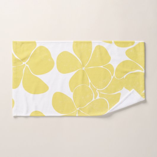 Modern Hawaiian Print model Plumerias Bad Handdoek (Handdoek)