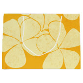 Modern Hawaiian Print model Plumerias Groot Cadeauzakje (Voorkant)