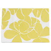 Modern Hawaiian Print model Plumerias Groot Cadeauzakje (Voorkant)