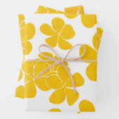 Modern Hawaiian Print model Plumerias Inpakpapier Vel (In situ)