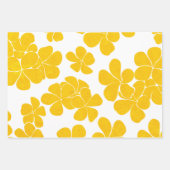 Modern Hawaiian Print model Plumerias Inpakpapier Vel (Voorkant)