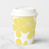 Modern Hawaiian Print model Plumerias Papieren Bekers (Links)