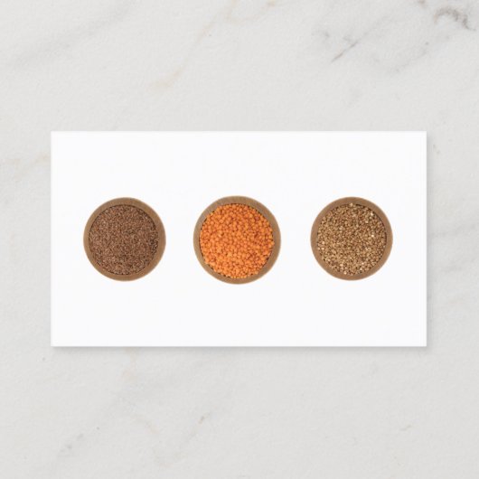 Modern Health Seeds Voedingsdeskundige Visitekaartje (Achterkant)