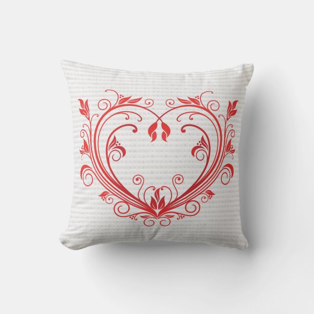 Modern Heart Designer Sierkussen (Voorkant)