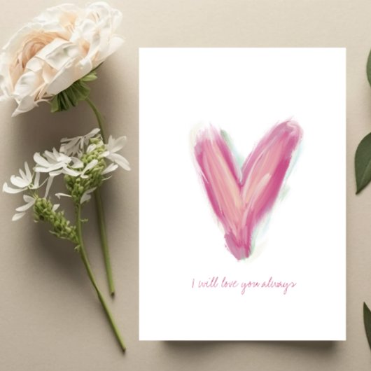 Modern Heart Jubileum Kaart