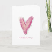 Modern Heart Jubileum Kaart (Voorkant)