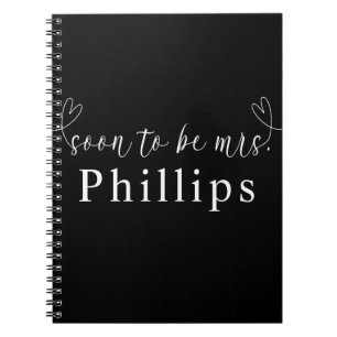 Modern Hearts Black White wordt binnenkort Mrs. We Notitieboek