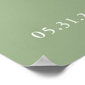 Modern Hearts Hello Baby Shower Welkom Poster (Hoek)