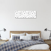 Modern Hearts Pattern Canvas Afdruk (Insitu (Slaapkamer))