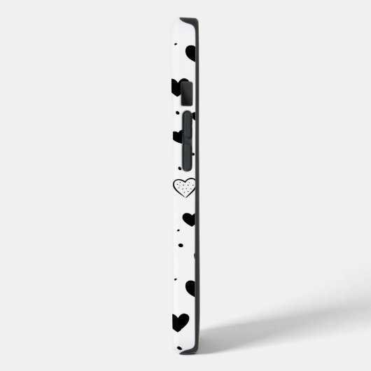 Modern Hearts Pattern Case-Mate iPhone Case (Achterkant / Links)