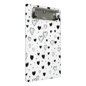 Modern Hearts Pattern Mini Klembord (Schuin)