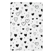 Modern Hearts Pattern Mini Klembord (Achterkant)