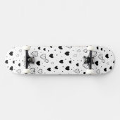 Modern Hearts Pattern Persoonlijk Skateboard (Horizontaal)