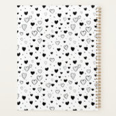 Modern Hearts Pattern Planner (Achterkant)