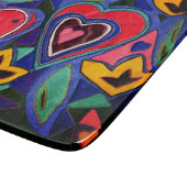 Modern hearts snijplank (Hoek)