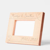 Modern Hearts Valentijnsdag bruiloft Jubileum Gegraveerde Lijstjes (Links)