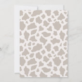 Modern heb je de Moos verjaardagsuitnodiging gehoo Kaart (Achterkant)