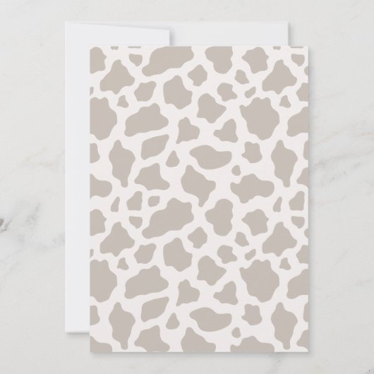 Modern heb je de Moos verjaardagsuitnodiging gehoo Kaart (Achterkant)