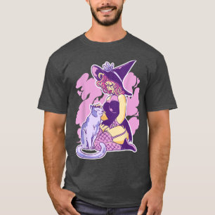 Modern hech Halloween pasta Gothic Gothic Anime T-shirt