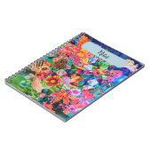 Modern hedendaags Abstract collage Notitieboek (Linkerzijde)