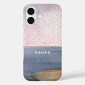Modern Hedendaags Artistiek Hemels Case-Mate iPhone Case (Achterkant)