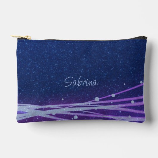 Modern & Hedendaags Blauw & Paarse Lichten Etui (Voorkant)