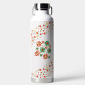 Modern Hedendaags Bloemenpatroon Waterfles (Voorkant)