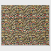 Modern hedendaags cadeaupapier (Vlak)