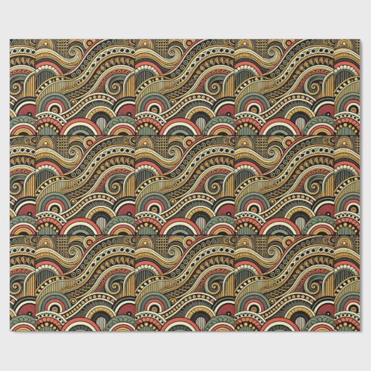 Modern hedendaags cadeaupapier (Vlak)