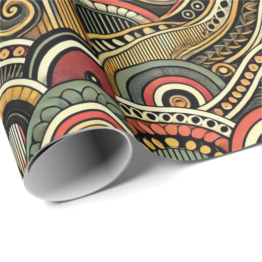 Modern hedendaags cadeaupapier (Rol Hoek)