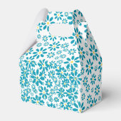 Modern hedendaags Daisy Flower Initiaal Bedankdoosjes (Achterkant)