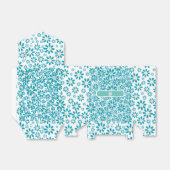 Modern hedendaags Daisy Flower Initiaal Bedankdoosjes (Uitgevouwen)