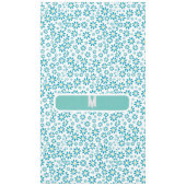 Modern hedendaags Daisy Flower Initiaal Tafelkleed (Voorkant)