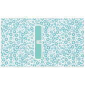 Modern hedendaags Daisy Flower Initiaal Tafelkleed (Voorkant (Horizontaal))