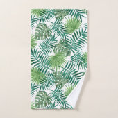 Modern hedendaags lederpatroon bad handdoek (Handdoek)