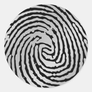 Modern hedendaags stijlvol ronde sticker