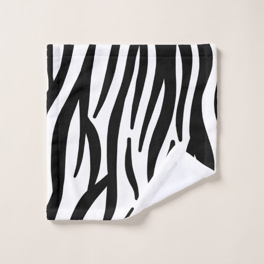 modern hedendaags Zebrapatroon Bad Handdoek (Wasdoekje)
