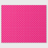 Modern heet roze fuchsia custom monogram patroon cadeaupapier (Vlak)