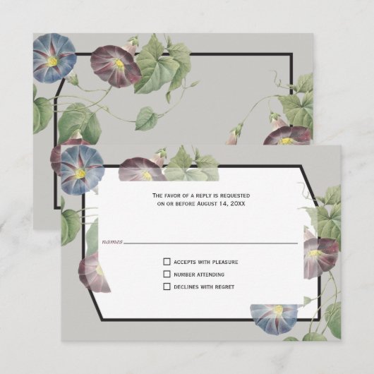 Modern Heirloom Morning Glory antwoord (Voorkant / Achterkant)