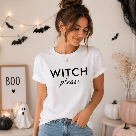 Modern Heks Alsjeblieft Halloween T-shirt – Grappi