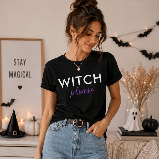 Modern Heks Alsjeblieft Halloween T-shirt – Grappi