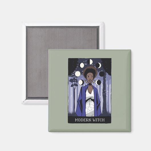 Modern heks magneet (Voorkant / Achterkant)